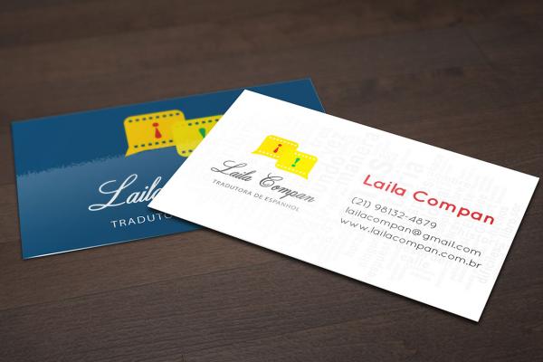 Logo e Cartão de visitas Laila Compan