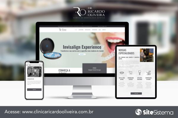 Site Clínica de Odontologia Estética Dr. Ricardo Oliveira
